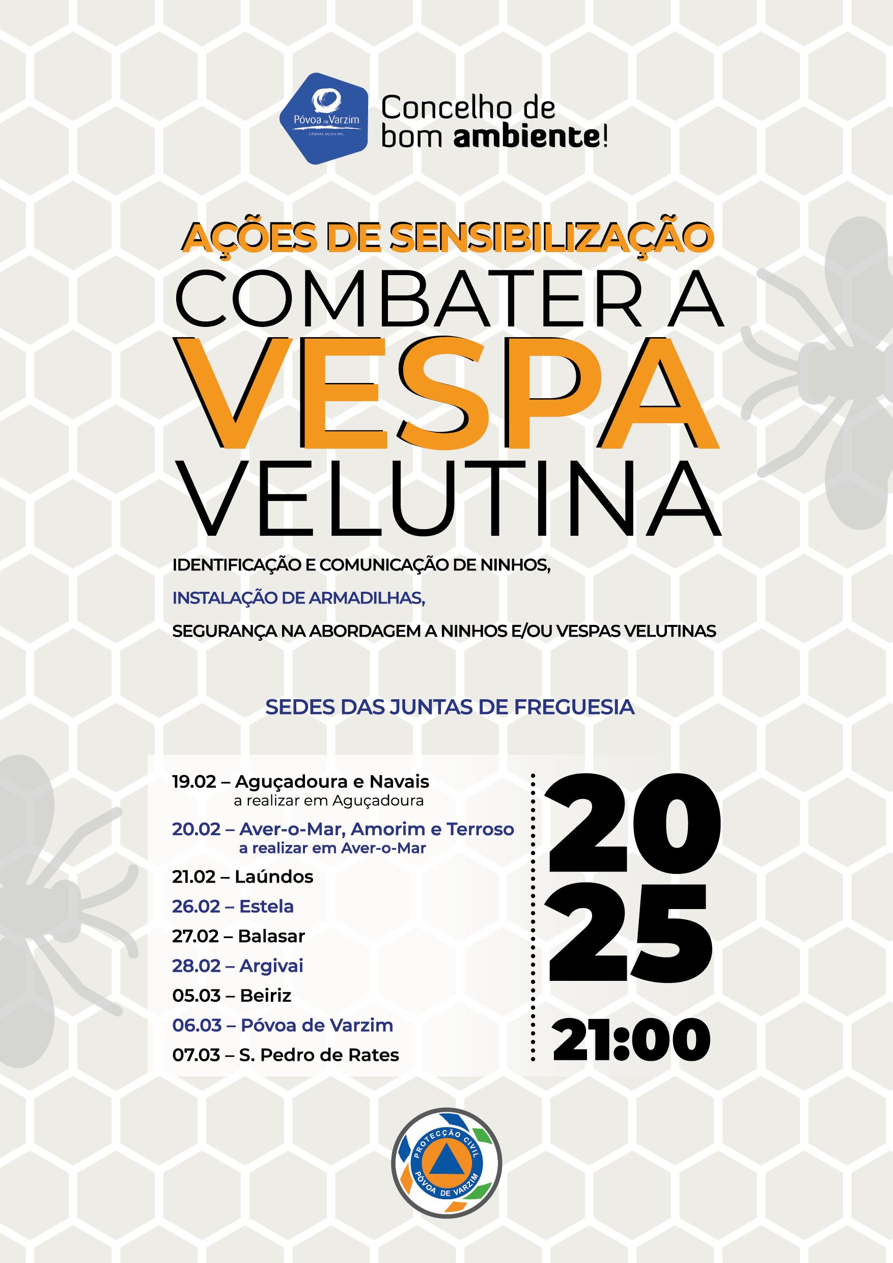 Ação de Sensibilização “Combate à Vespa Velutina”
